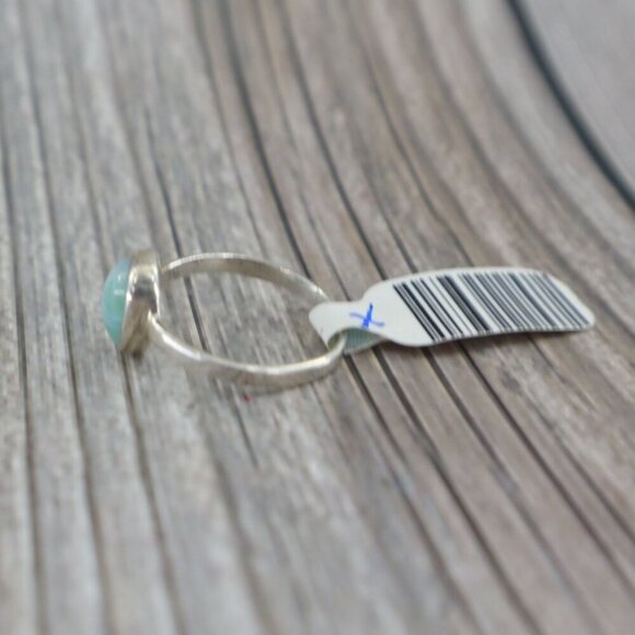 Mesa Ring Larimar Womens Silver Boho Bohemian Gypsy Dainty Gift  Present Holiday - Picture 4 of 15